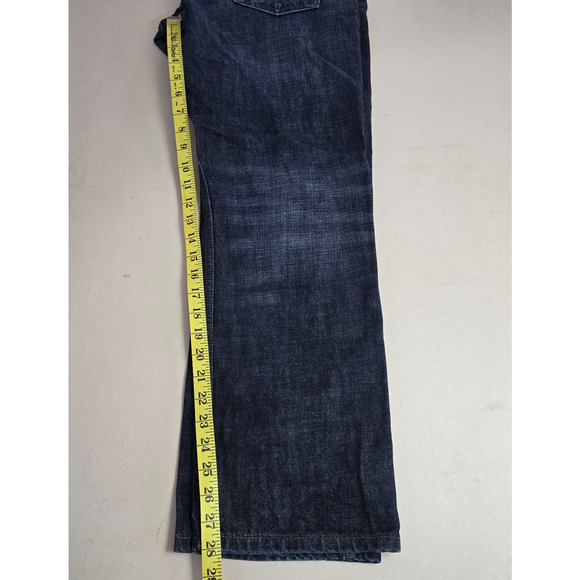 Levi's 514 Jeans Men's 34 x 28.5 Blue Dark Wash Classic Straight Fit Cotton EUC - Picture 10 of 16
